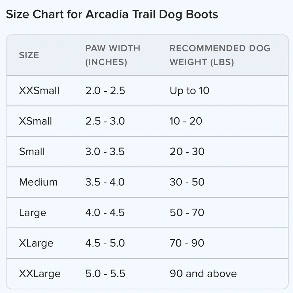 NWT Arcadia Warm Weather Dog boots booties XXL